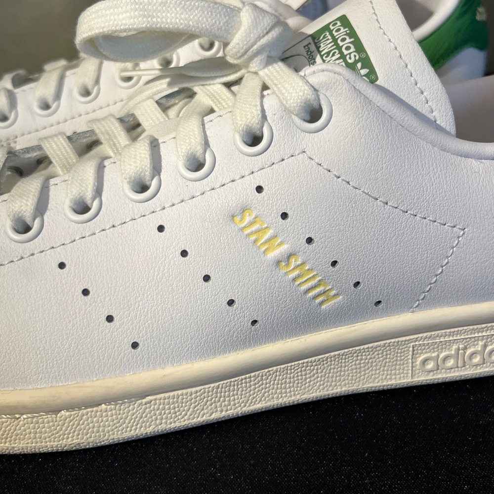 Adidas Stan Smith Originals Sneakers White Green Classic Low Top Women's 7.5 - Picture 5 of 9